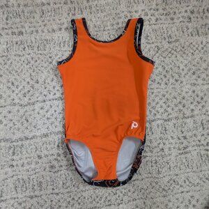 Orange Plum gymnastics leotard